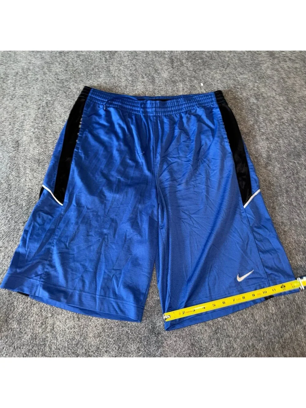 Nike Basketball Grail Blue Baggy Hoop Shorts Mens XL Vtg y2k 90s Rare